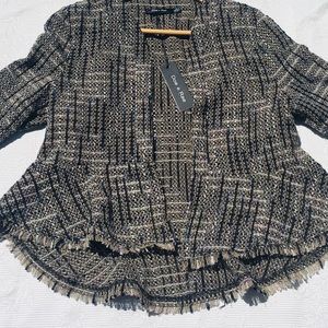 Doe & Rae Jackets & Coats - BNWT Tweed Shabby Chic Blazer Doe & Rae Jackets & Coats - BNWT Tweed Shabby Chic Blazer